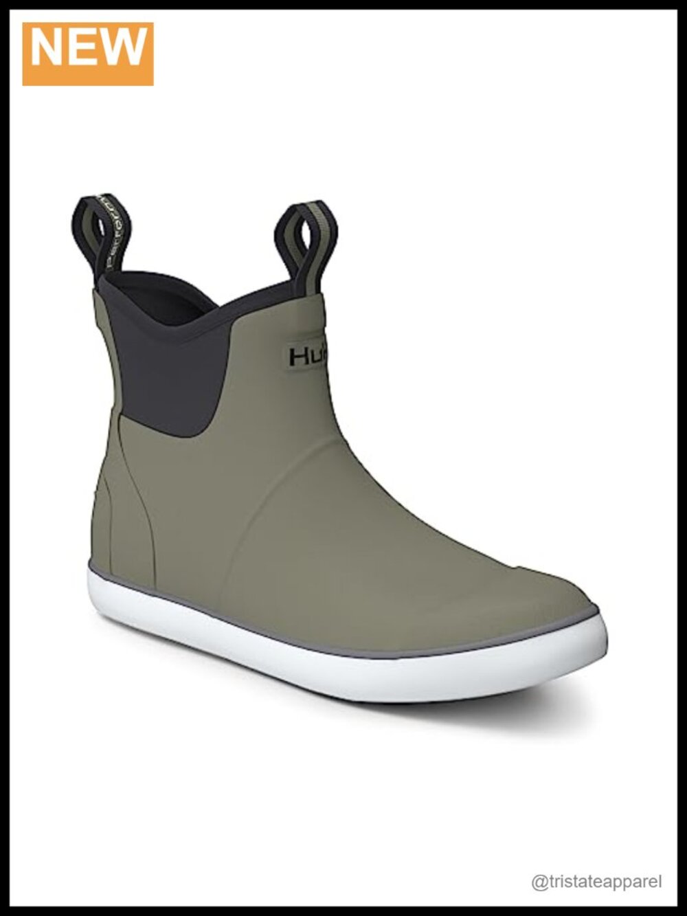 Mens Rogue Wave High Performance Fishing Deck Boot Neoprene Rubber